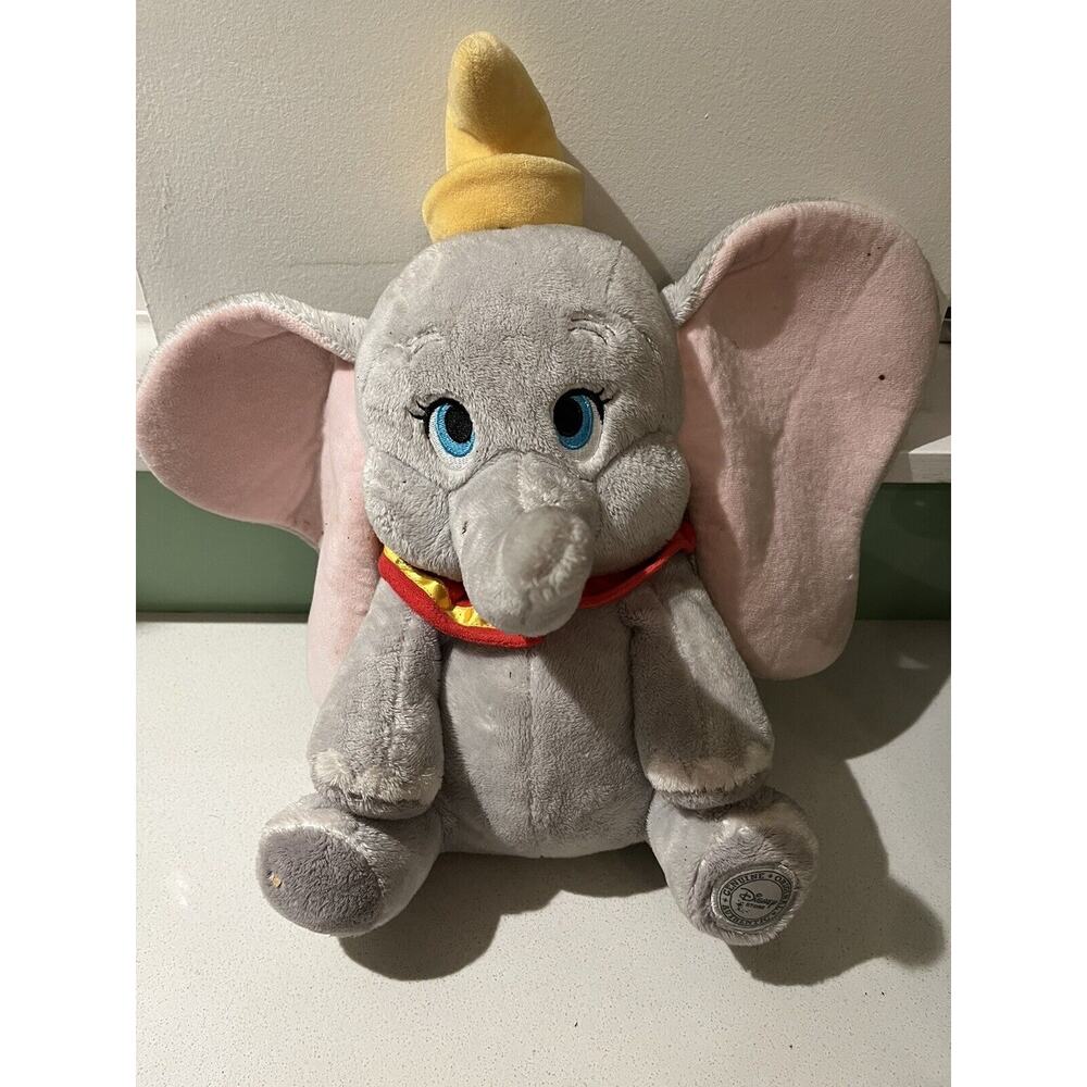 Authentic Disney Store DUMBO 14” Plush Stuffed Animal Toy Elephant